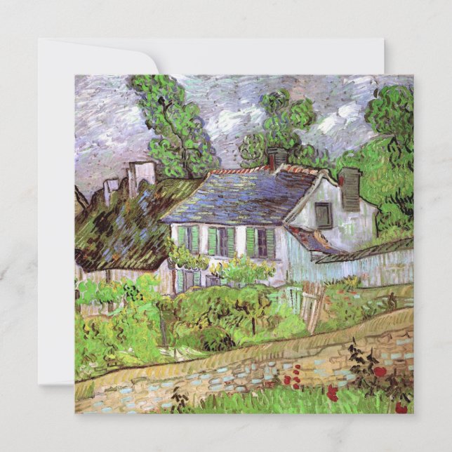 Carte Maisons à Auvers par Vincent van Gogh (Devant)