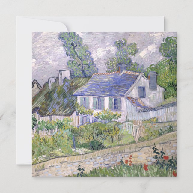 Carte Maisons à Auvers Vincent van Gogh (Devant)