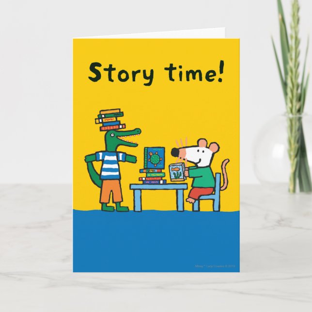 Carte Maisy et les amis apprécient la bibliothèque (Devant)