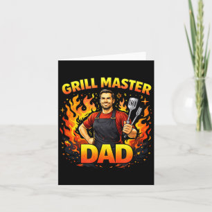 Carte Maître du Grill Papa Cuisine BBQ Lifestyle Design