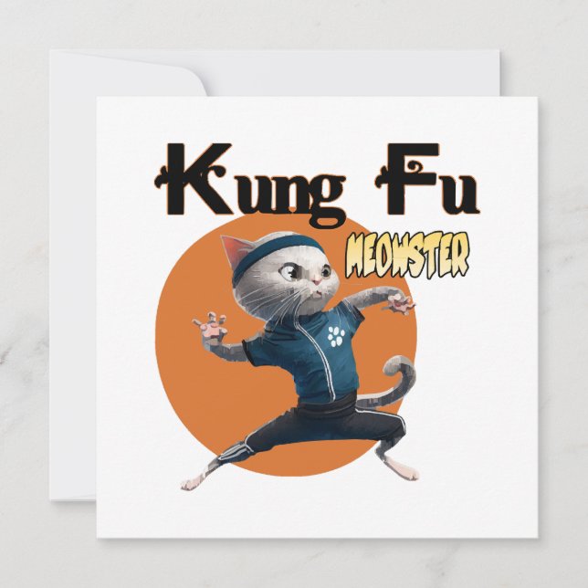 Carte Maître Kung Fu Meowster (Devant)