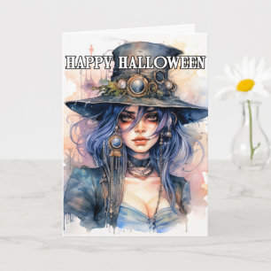 Carte Majestic Salem Witch Bonne Halloween