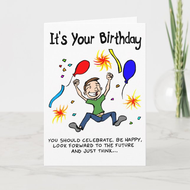 Carte Make the Most of Your Birthday (Devant)