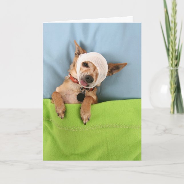 Carte malade-bleu (Devant)