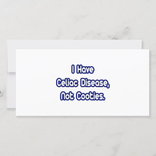 Carte Maladie coeliaque...Pas des cotés