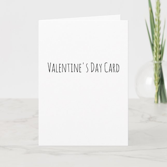 Carte maladroite et drôle de Saint-Valentin (Devant)