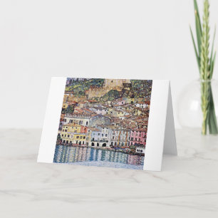 Carte Malcesine au lac de Garde, Gustav Klimt