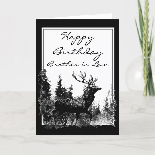 Carte Male Vintage De Beau Frere De Joyeux Anniversaire Zazzle Ca