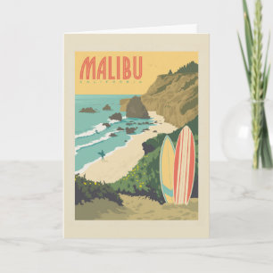 Carte Malibu, Californie