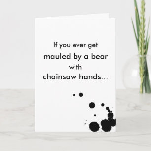 Carte Malmener d'ours Romance