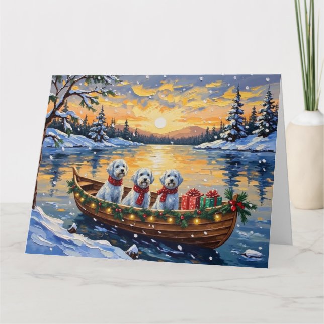 Carte Maltese Christmas Boat Holiday (Devant)