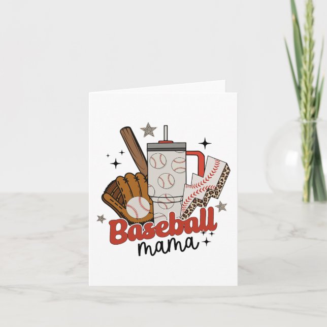 Carte Mama Jeu Vibes Fête des mères Fête des femmes Base (Devant)