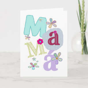 Carte mamá, le jour de mère heureux dans l'Espagnol