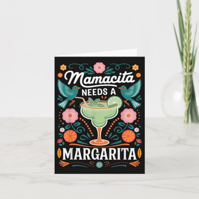 Carte Mamacita A Besoin D'Une Margarita (Devant)