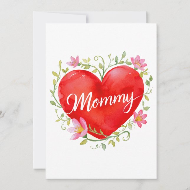 Carte maman (Devant)