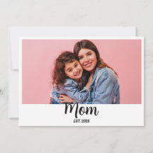 Maman a établi le scénario photo du premier jour d