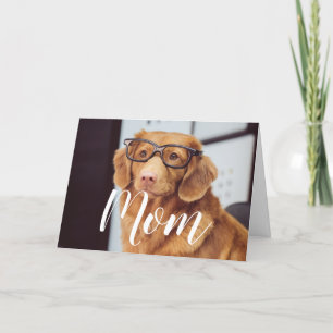 Carte Maman Animal Photo Happy Mothers Day Cute Funny Ch