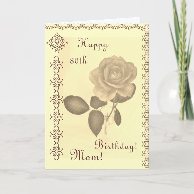 Carte Maman -- anniversaire de Th (Devant)
