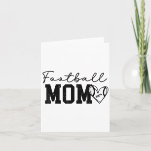 Carte Maman de footballeur Maman de foot Jour de match d