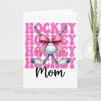 Carte Maman de hockey Maman de street hockey Maman Fête 
