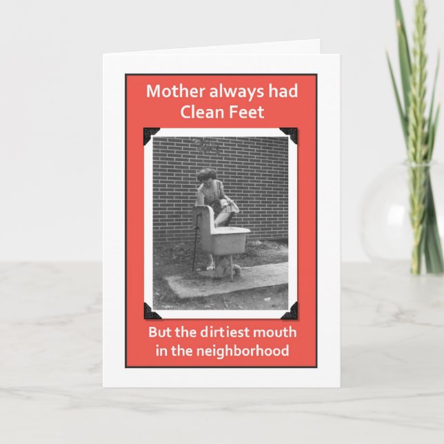 Carte Maman de la bouche sale (Devant)