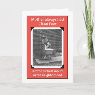 Carte Maman de la bouche sale