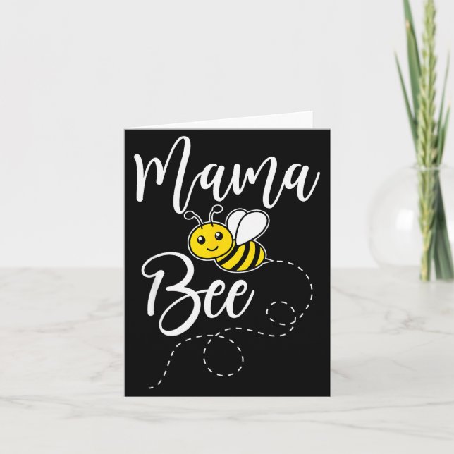 Carte Maman de la fille de la journée de la ruche Famill (Devant)