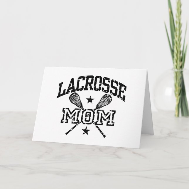 Carte Maman de lacrosse (Devant)