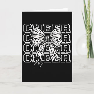 Carte Maman de pom-pom girl Footll Jour de match Blanc N
