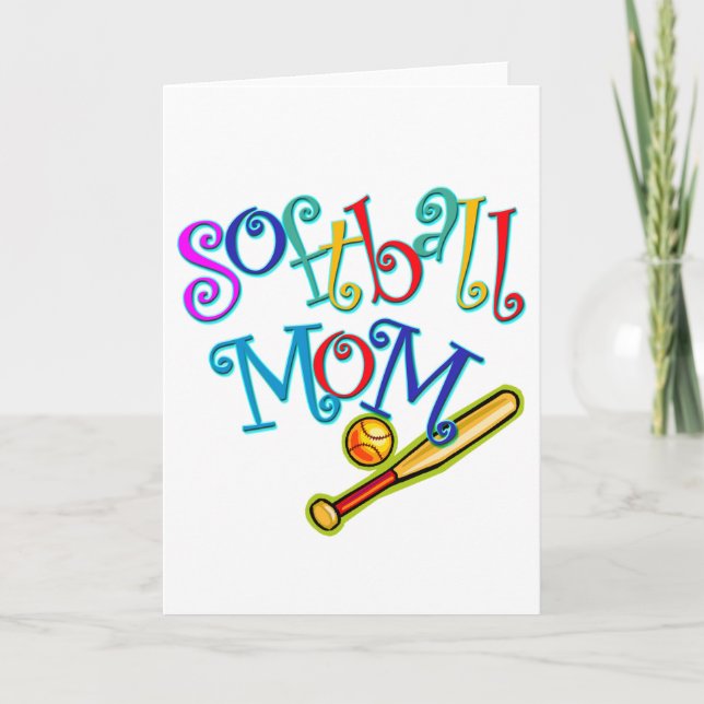Carte Maman du base-ball (Devant)