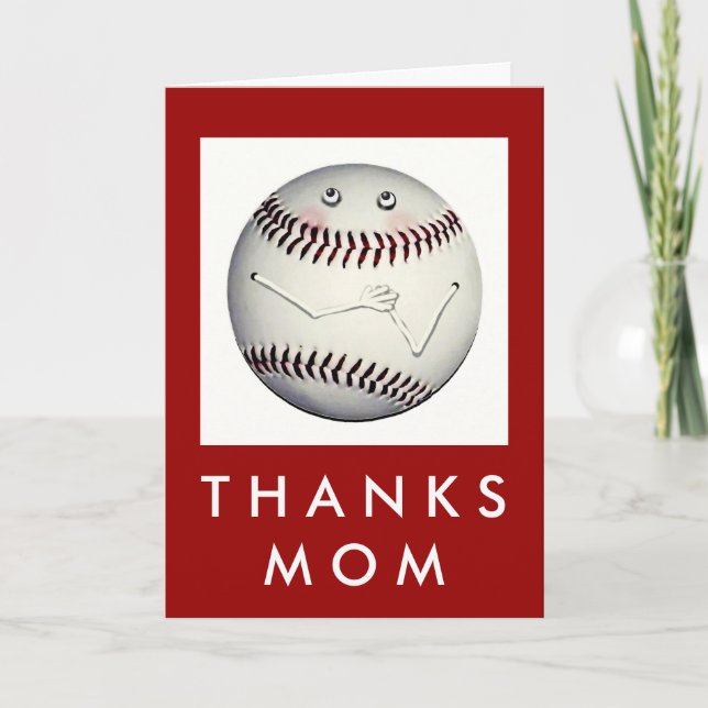 Carte Maman du baseball (Devant)