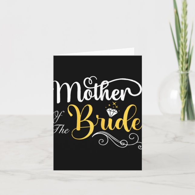 Carte Maman Du Wedding shower De Mariée (Devant)