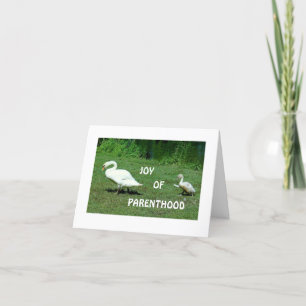 CARTE MAMAN ET BÉBÉ SWAN