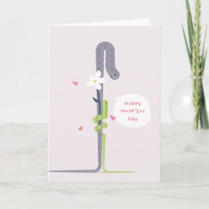 Carte Maman et bébés serpents