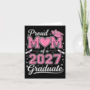 Carte Maman fière d'un étudiant en dernière année diplôm