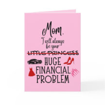 Maman, je serai toujours ton énorme problème finan