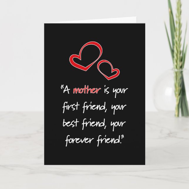 Carte Maman Maman Fête des mères Amour Mère Drôle Idée c (Devant)