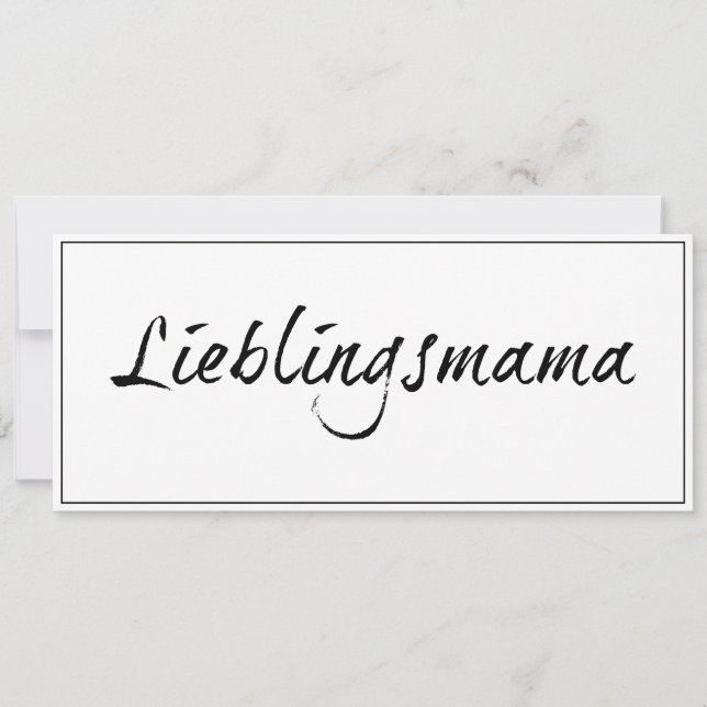Carte Maman préférée (Devant)