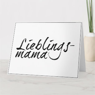 Carte Maman préférée