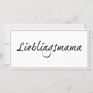 Carte Maman préférée