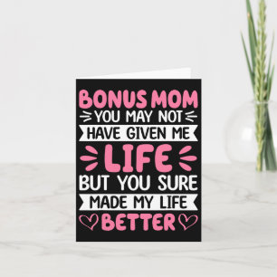 Carte Maman supplémentaire Tu as rendu ma vie meilleure 