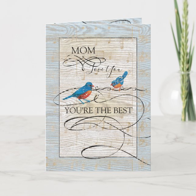 Carte Maman Tu es la meilleure fête des mères des Bluebi (Devant)