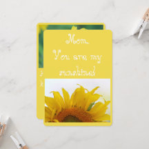 Maman, tu es mon soleil !