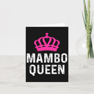 Carte Mambo Queen - Mambo Dancer Danser Cadeau Pour Ball