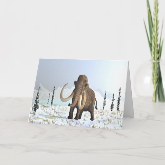 Carte Mammouth laineux (Devant)