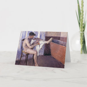 Carte Man Dry Leg par Caillebotte