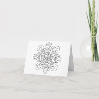 Carte Mandala géométrique #11