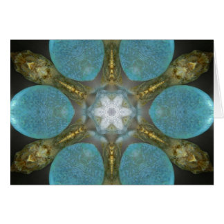 Carte Mandala Spa en verre marin