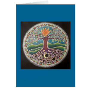 Carte Mandala Tree of Life