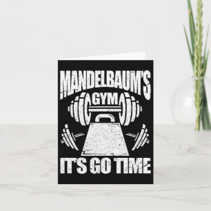 Carte Mandelbaum's Gym Funny Bodybuilding Gym Workout Gi